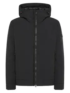 Куртка с капюшоном и застежкой-молнией спереди Peuterey, черный
