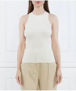 Топ шариза Slim fit Hugo, белый