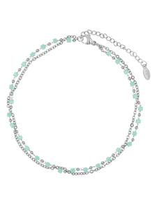 Adeliás Женский кулон из нержавеющей стали с жемчужиной, серебристый