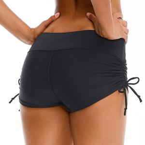 Летние женские свободные боксеры с ремешками Shark Bart, пляжные штаны для плавания, штаны для подводного плавания, черные, размер XS-L SBART