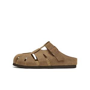 Износостойкие закрытые тапочки для женщин Teenmix, коричневый