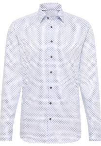 Рубашка делового кроя Slim Fit ETERNA, Night Blue/Light Blue