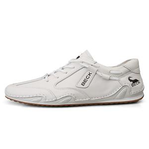 Антискользящие и износостойкие легкие низкие повседневные ботинок мужской BECK, черный