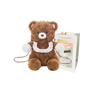 Плюшевая кукла Bib Bear высотой 35 см PUDOWRABBIT