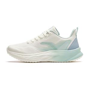 Антиударные износостойкие низкие повседневные кроссовки для бега Women's White Teal Blue