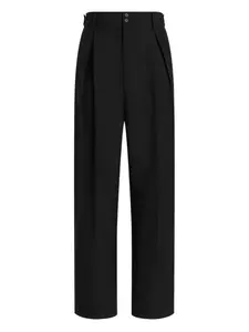 Брюки со складками DOLCE & GABBANA, черный