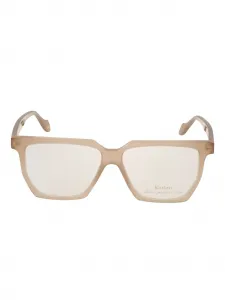 Очки в геометрической оправе Charlize Kador, светло-коричневый