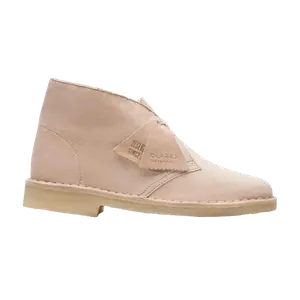 Ботинки женские Clarks Desert замшевые, кремовый