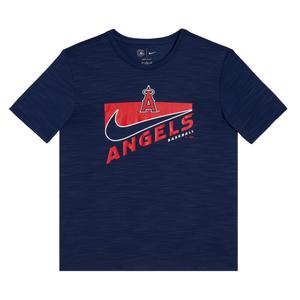 Nike Футболка mlb angels бейсбол navy blue unisex
