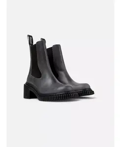 Кожаные ботильоны челси Pix London Camper, серый