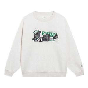 Спортивная толстовка Li-Ning Way Of Wade Photo Graphic Sweatshirt 'Light Grey' AWDT147-10, серый