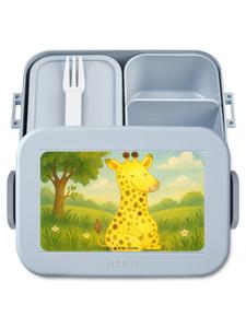 Mr. & Mrs. Panda Bentobox Giraffe Satisfied Design без слогана, пастельно-голубой цвет