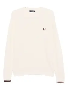 Джемпер с вышитым логотипом Fred Perry, нейтральный