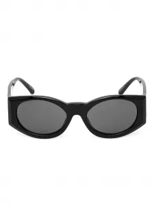 Солнцезащитные очки овальной формы Linda Farrow X Magda Butrym, черный