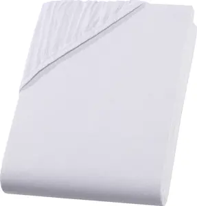 Простыня на резинке 140x200 см - 160x220 см, белая джерси, водяная кровать, пружинный блок, большой размер Müskaan