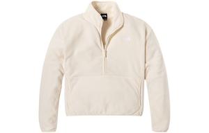 The North Face Женская толстовка цвета экрю, кардиган со стоячим воротником, средней длины