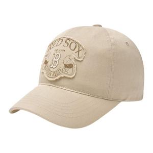 MLB Хлопковая бейсболка унисекс светло-бежевая, Light Beige