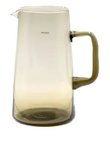 Кувшин из дымчатого стекла, 24х11,5 см, Bitossi Home, зеленый