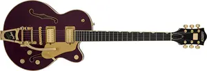 Gretsch Broadkaster Jr. LX центральный блок с системой String-Thru Bigsby и золотой фурнитурой