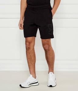 Шорты Ea7 Regular Fit с логотипом, черный