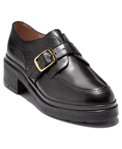 Женские лоферы Carlitta Monk Oxford Strap Lug Cole Haan, черный