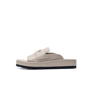 Женские сандалии-слайдеры с резиновой подошвой, нескользящие, абрикосового цвета Martniel, Apricot