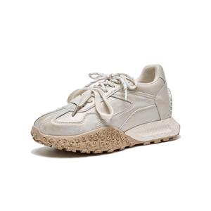 JETRAM Амортизирующие противоскользящие и износостойкие низкие кеды женские шампань голд, цвет Champagne Gold