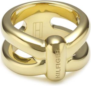 Женское кольцо Tommy Hilfiger Jewelry 2700326 из нержавеющей стали с IP-позолотой