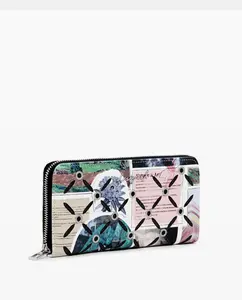Большой кошелек с вырубкой в технике коллаж Desigual, многоцветный