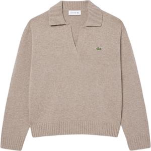 LACOSTE Кашемировый свитер Women's Light Brown