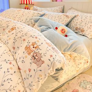 Yalu Комплект постельного белья 1.2м, 3 предмета: пододеяльник 150x200 см