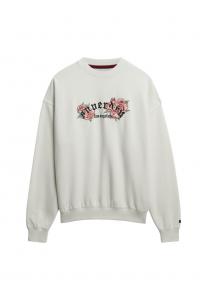 Толстовка Superdry Night Garden, от белого