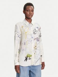 Рубашка loose fit Newsarty 25WWCW14 Desigual, белый