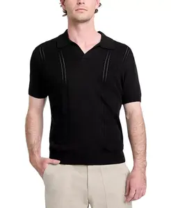 Мужская рубашка свободного кроя Bryant Pointelle GUESS, черный