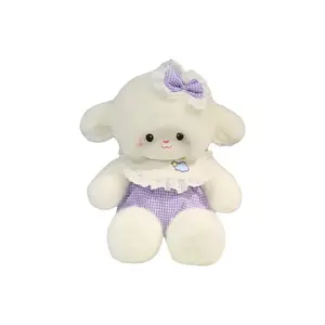 Очаровательная плюшевая кукла ягненок Milk Puff высотой 35 см OU DI PIG