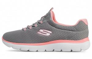 Кроссовки женские Summits Running Shoes Low-top Heather Grey/Dusty Pink Skechers