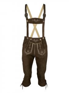 Традиционные кожаные брюки FRANZBERG коричневого цвета JCC