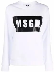 Толстовка с логотипом MSGM, белый