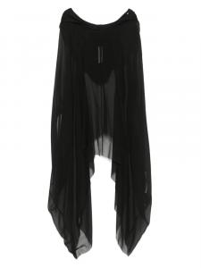 Кафтан с капюшоном Рика Оуэнса Rick Owens, черный