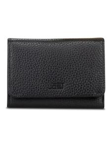 Jost Кожаный кошелек Vika с защитой от RFID, 8,5 см, черный