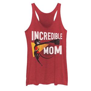 Юниорская Disney Pixar Incredibles 2 Elastigirl 3D Incredible Mom Tank Licensed Character