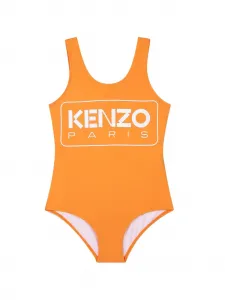 Купальник с логотипом Kenzo Kids, оранжевый