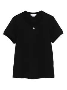 Футболка с логотипом Alexander McQueen, черный