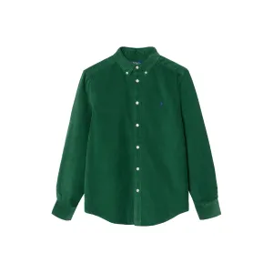 Футболка SS24 Solid Color весна-осень для детей Forest Green Polo Ralph Lauren, зеленый
