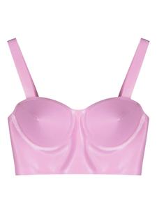 Maison Margiela бюстгальтер-балконет, розовый