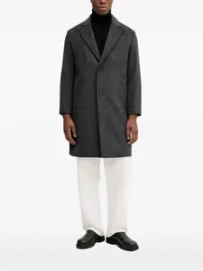 Однобортное пальто Guess Usa, серый