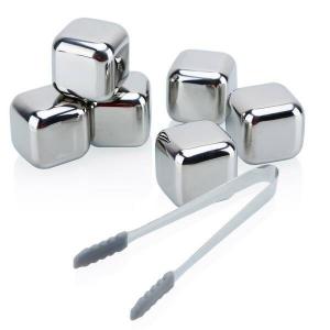 6 кубиков льда для виски Intirilife, серый