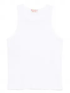 Топ из органического хлопка Marni, белый