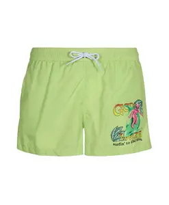 Плавки из нейлона с принтом Gcds, зеленый