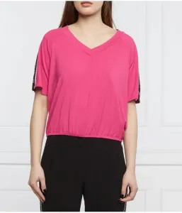 Футболка cropped fit Liu Jo Sport, розовый